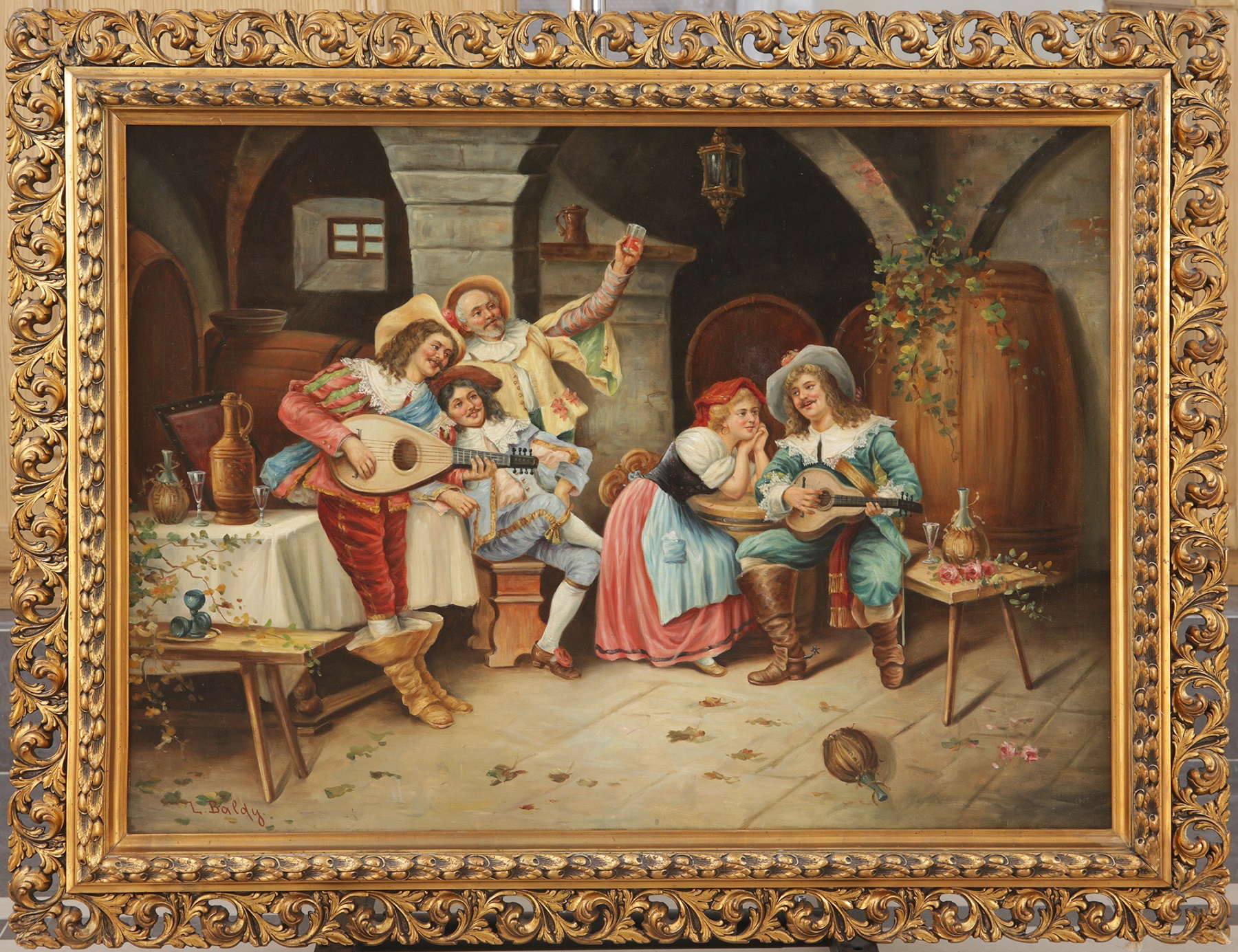 «Веселое застолье». Западная Европа. Начало XX века.